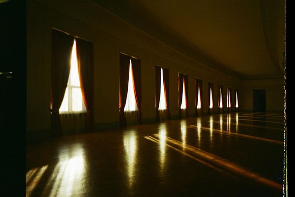 Sunlight streaming into a quiet room, creating a peaceful atmosphere.